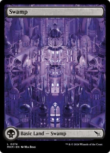 Arte completo Swamp 274 Magic The Gathering - Asesinatos en Karlov Manor #274 - Imagen 1 de 1