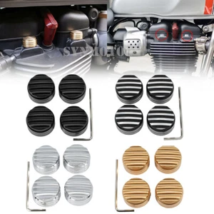 Head Bolt Screw Cap Cover Plug For Triumph Bonneville T100 T120 Street Twin Cup - Bild 1 von 35