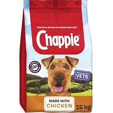 15kg Chappie Complete Dry Adult Dog Food Chicken & Wholegrain Cereal