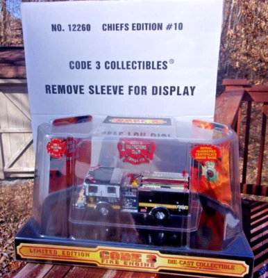 Code 3 Chief's Edition #10 Squad 10 - #12260 - Image 1 of 4