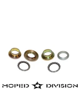 NOS BUZZETTI PIAGGIO VESPA FORK HEADSET STEERING STEM BEARING CUP KIT Ciao Citta - Picture 1 of 1