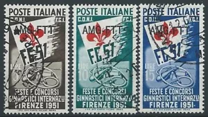 1951 TRIESTE A USATO GINNICI - ED161 - Picture 1 of 1