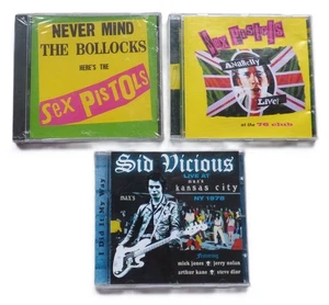 Sex Pistols/Sid Vicious- Never Mind the bollocks, Anarchy Live, At Max's Kansas - Picture 1 of 12