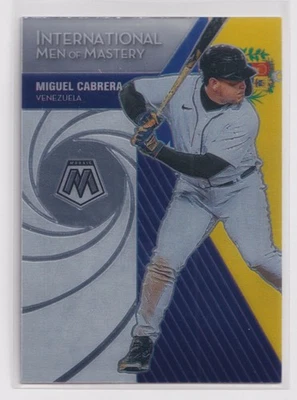 Panini Mosaic International Men of Mastery 2021 Miguel Cabrera #IM5 Foto 1 de 2
