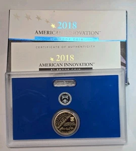 2018-S American Innovation Dollar U.S. Mint Proof Coin With Box & COA - Picture 1 of 2