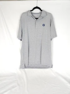 Polo Georgetown Hoyas uomo XL blu righe Johnnie O Golf logo elasticizzato - Foto 1 di 8
