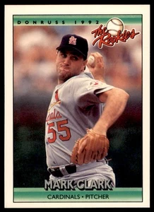 1992 Béisbol Donruss The Rookies Mark Clark Novato Cardenales de San Luis #25 - Imagen 1 de 2