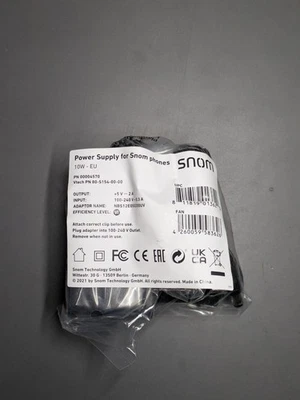 New Snom DC Power Supply A6 EU/UK for Snom Phones and Conference VoIP Phones - Image 1 of 3
