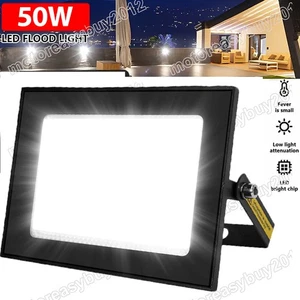 NUEVO 50W LED Lámpara de inundación Luz de inundación Seguridad Luz de inundación Lámpara de jardín exterior - Imagen 1 de 12