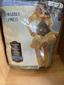Halloween Cowardly Lioness Costume Junior Size Large 6 PCS NEW Wizard of Oz NIP* - Picture 1 of 4