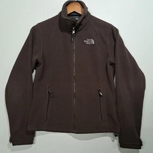 The North Face Khumbu Fleecejacke Damen braun durchgehender Reißverschluss Größe Small - Bild 1 von 8