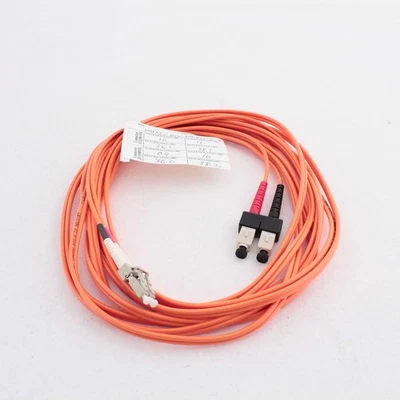 5M Fiber Optic Uplink Multi-Mode Duplex Patch Cable Cord SC LC 62.5m 62DCL-M05 - Image 1 of 4