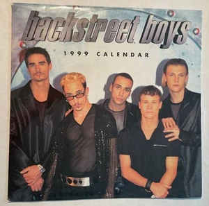 Backstreet Boys 1999 wall calendar UNOPENED 90’s Boy Bands Y2K Pop Music Vintage - Picture 1 of 9