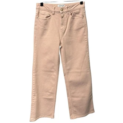 Jodhpur Light Pink Cotton Blend Straight Leg Ankle Denim Jeans Womens 36 / US 4 - Image 1 of 4