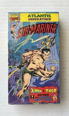 Sub-Mariner Atlantis Under Attack Marvel Comics VHS Movie Sealed NM Thor X-Men - Image 1 of 4