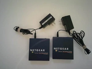 2 NETGEAR FS105 V2 FAST ETHERNET SWITCHES  10/100 MBPS 5 PORT - Picture 1 of 1