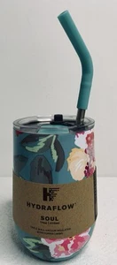 Hydraflow Soul - 14oz Wine Tumbler with Straw - Triple Wall Vacuum Insulated - Picture 1 of 8
