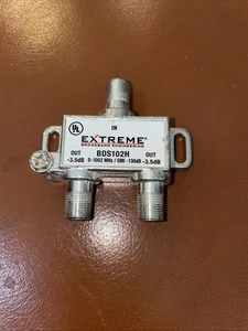 Extreme/Amphenol 2-Way Digital 1Ghz High Performance Coax Cable Splitter BDS102H - Picture 1 of 2