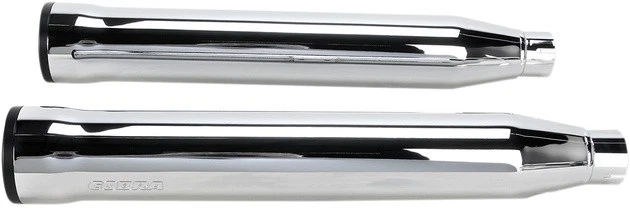 Cobra Slip-On RPT Mufflers 3" Chrome #6051 Harley Davidson FatBoy/Softail - Image 1 of 1