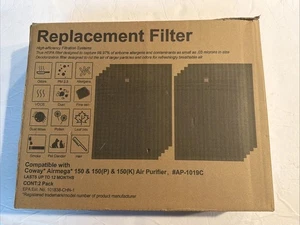 2 Pack Asheville Airmega 150P/150K Air Purifier Filter Replacements AP-1019C - Picture 1 of 6