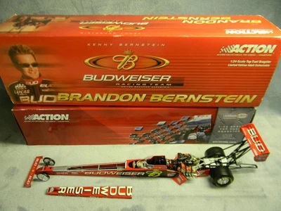 1/24 2003 BRANDON BERNSTEIN BUDWEISER ACTION LIMITED TOP FUEL DRAGSTER-MIB - Image 1 of 4