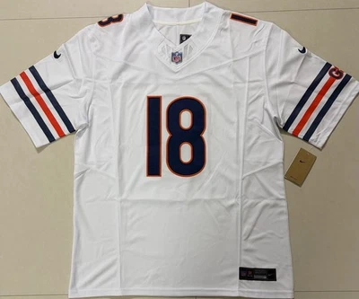 Caleb Williams #18 Chicago Bears Game Men's Team Jersey White Carry L And XL - Image 1 of 2