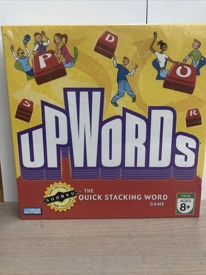 Upwords The Quick Stacking Word Board Game - Plus Includes Sudoku New Sealed - Image 1 of 4