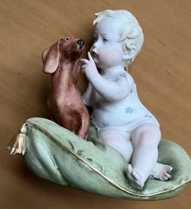 Little Friends (Child & Dachshund) by Giuseppe Cappé - Picture 1 of 7
