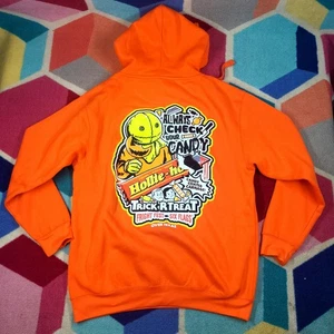 Six Flags Freight Fest Trick or Treat Over Texas Hoodie Pullover Sweatshirt - Bild 1 von 7