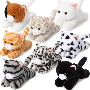 8 Pcs Cat Stuffed Animals Bulk 8 Inch Plush Kittens Cat Theme Party Favors Carni - Picture 1 of 6