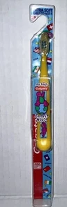 Vintage 1990's Barney’s World My First Colgate Extra Soft Toothbrush NOS - Picture 1 of 7