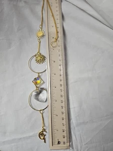 Sun Stars Celestial Hanging Light Catcher Chime With Light Prisms  - Picture 1 of 3