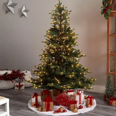 Nearly Natural 6ft. North Carolina Spruce Artificial Christmas Tree - Image 1 of 4