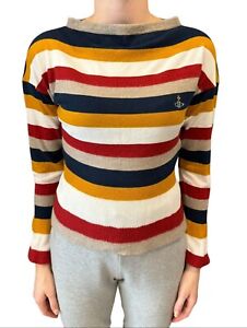 Vivienne Westwood Wool Striped Sweater Pullover Large XL