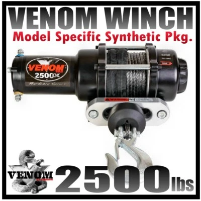 2500LB VENOM UTV WINCH FITS 2022-23 POLARIS RANGER SP 570 & RANGER CREW SP 570 - Image 1 of 4