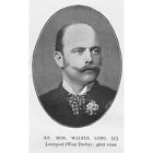Rt Hon. WALTER LONG MP for West Derby, Liverpool - Antique Print 1895