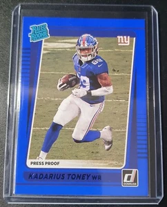 Kadarius Toney - Donruss 2021 - Giants, Chiefs - Rated Rookie - Press Proof RC - Bild 1 von 2