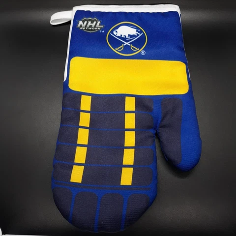 Rare NHL Network Buffalo Sabres Promotional Giveaway Goalie Glove Oven Mitt Cover