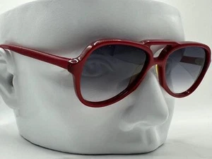 NEW Vintage Sunglasses | Non RX | Aviator Style | Grey Lens | Red Frame - Picture 1 of 9
