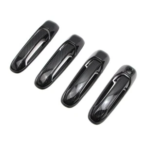 Coprimaniglia porta per Mitsu Raider 06-09 Chrysler Aspen 07-10 stile fibra di carbonio - Foto 1 di 5