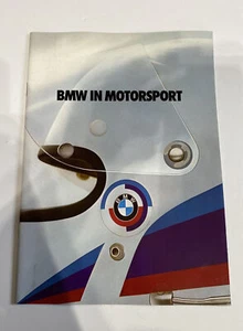 BMW IN MOTORSPORT 1979 BROCHURE STORIA DELLE CORSE 1979 2002tii E9 E21 E30 E28 M3 - Foto 1 di 5