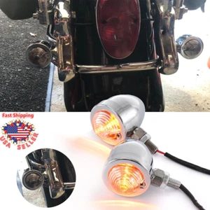 Chrome Motorcycle Turn Signal Lights For Yamaha VStar 650 XVS650 Custom Classic - Bild 1 von 11