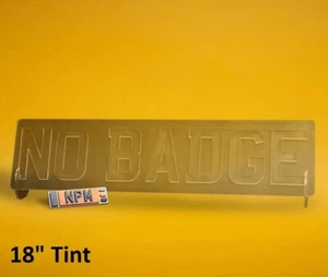 1x 18" 460 mm 7-stellige Tönung kurzes Nummernschild NASS Acryl Kunststoff Material GETÖNT - Bild 1 von 12