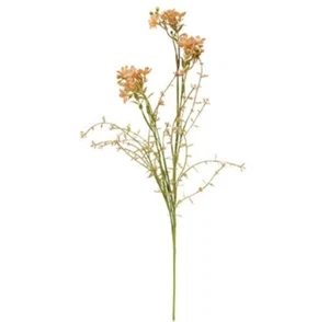 22" Peach Wispy Spring Buds Floral Pick - Picture 1 of 2