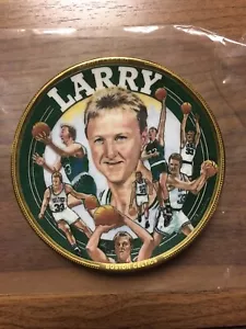LARRY BIRD GOLD PLATED MINI PLATE . Sports Impressions - Picture 1 of 3