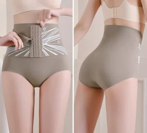 Women High waist Briefs Abdomen Shaper Tummy control Seamless Underpants 10031 - Picture 1 of 29