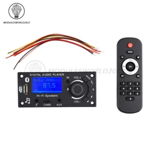 12V LCD MP3 Decoder Board Bluetooth FM Audio Module WMA WAV with Remote Control - Picture 1 of 34