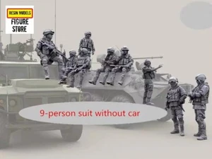 Modelos de resina 1/35 9 piezas soldados modernos fuerzas especiales rusas sin pintar - Imagen 1 de 1