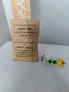Señuelo de pesca vintage de la semana de Webb 1958 - Imagen 1 de 4