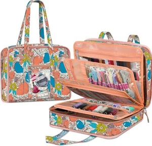Sewing and Craft Supplies Storage Tote Travel Packing Organizer Bag with Handle - Picture 1 of 9